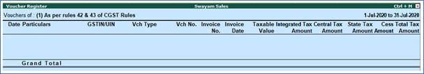 GSTR-3B Reports to File GST Returns in Tally.Erp9